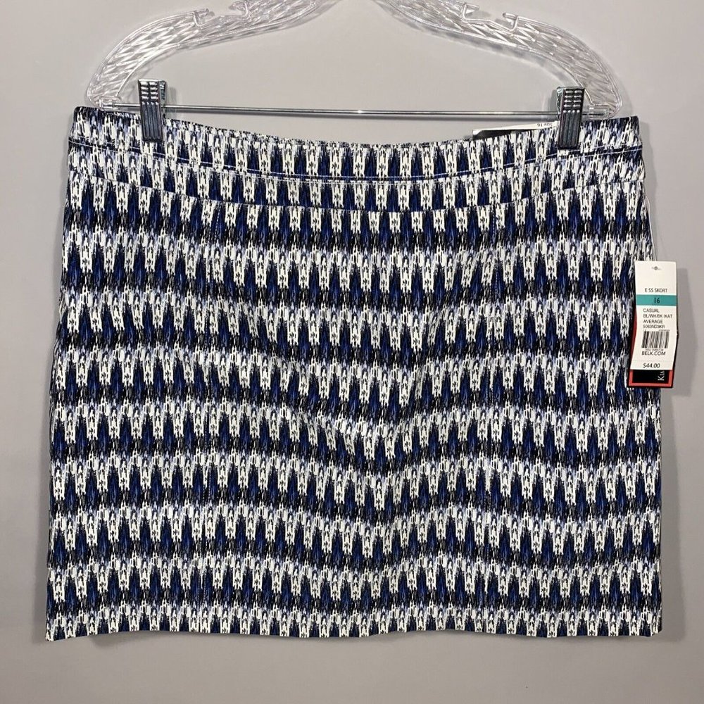 Kim Rogers 16 Blue White New Golf Skirt Shorts Combo Skort Womens Sport Ladies